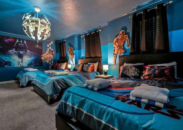 Disney Bliss Themed Rooms Game Room Private Pool